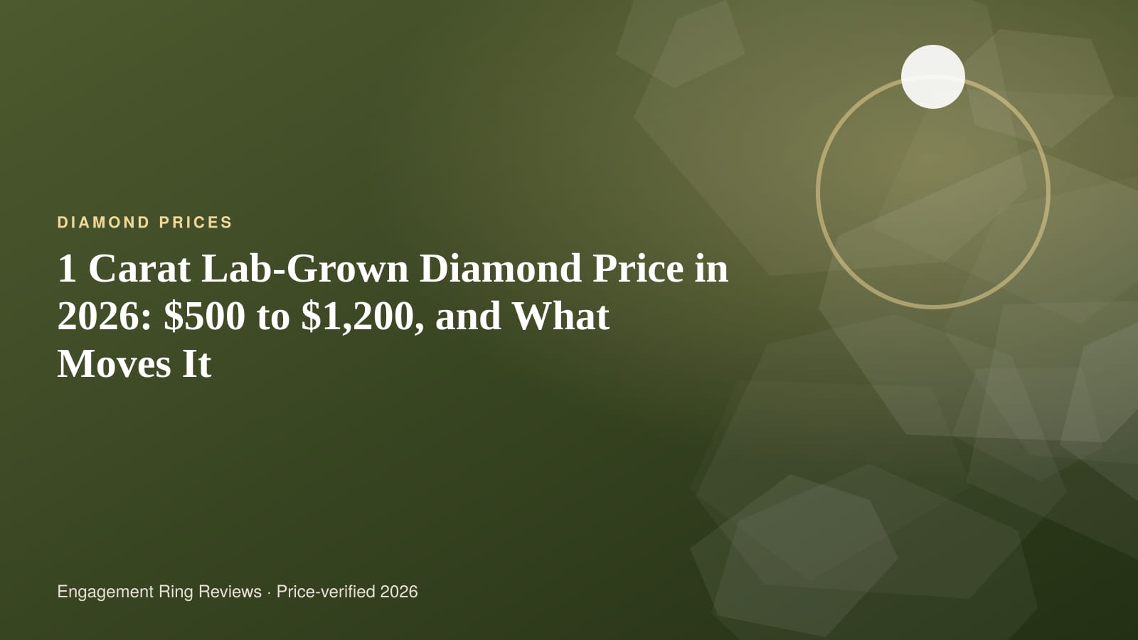 1 carat lab-grown diamond price ranges by shape in 2026
