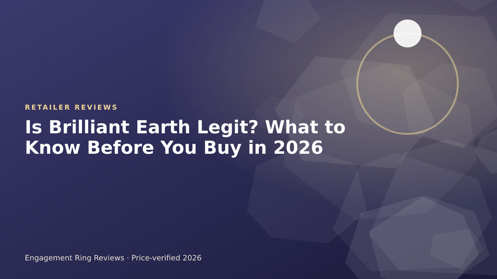 Brilliant Earth engagement ring and certified diamond buying guide